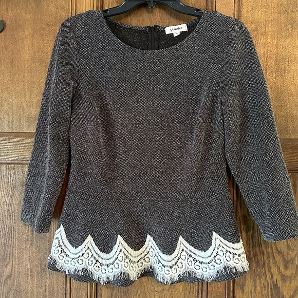 Lace Peplum work wear top - Picture 1 of 3